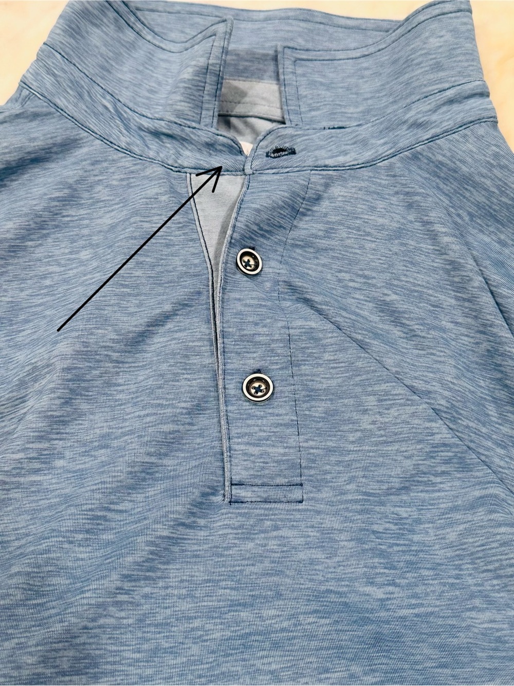 Toes on the nose Men’s Lido Performance Polo Shirt Lido Ocean UPF 50+ Casual - Picture 9 of 10
